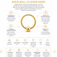 Gold Ball Clicker Hoop – Tara
