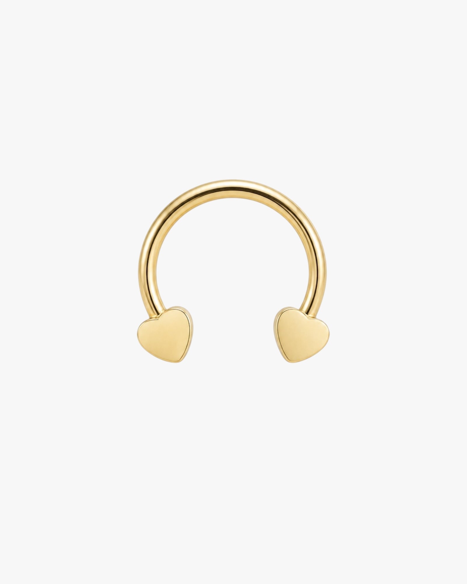 Gold Heart Clicker Hoop – Gib
