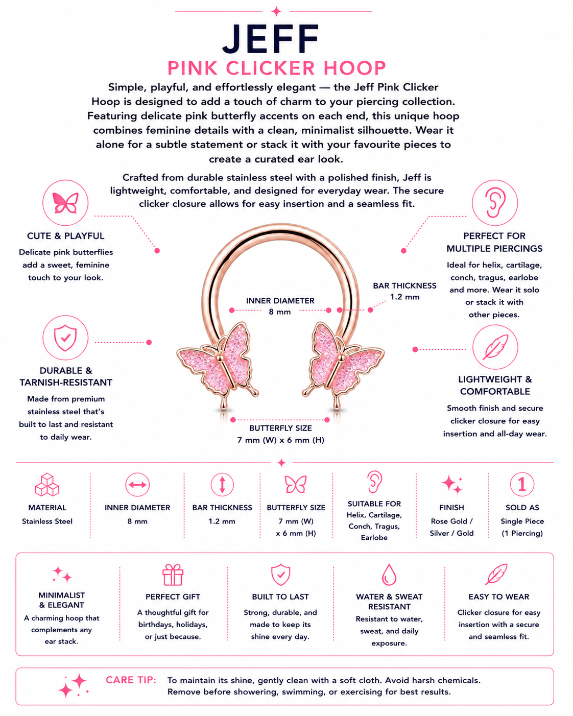 Pink Clicker Hoop – Jeff