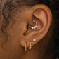 Gold Pave Ball Clicker Hoop – Sim