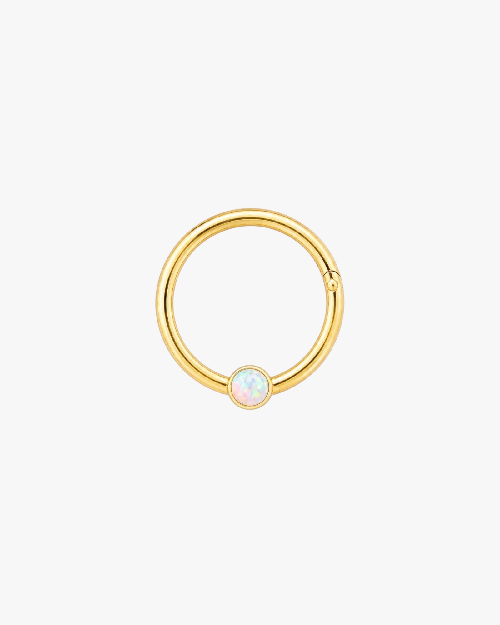 Gold Opal Clicker Hoop – Jin