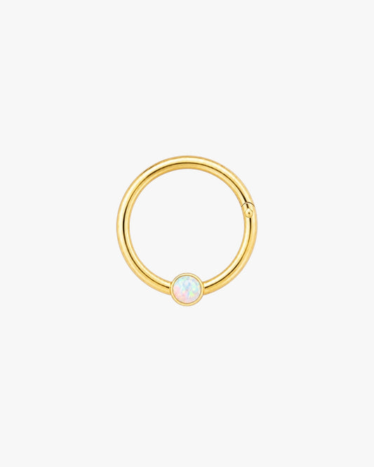 Gold Opal Clicker Hoop – Jin