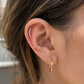 Izmir Stud – Minimal Opal Curve Flat Back Piercing