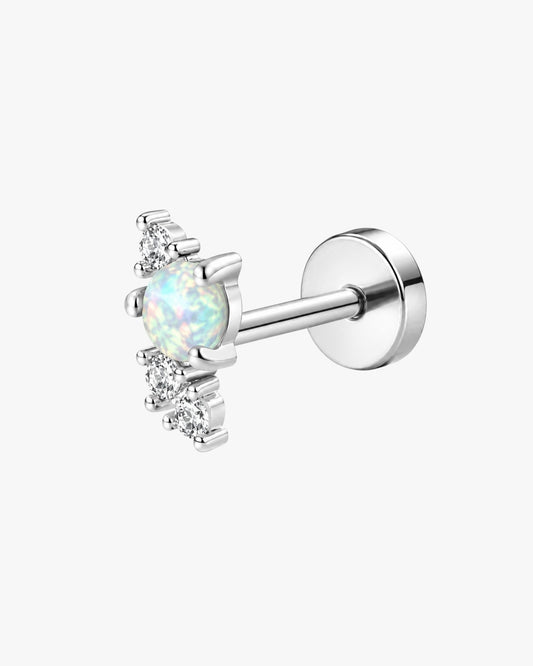 Tallin Stud – Minimal Moonstone Flat Back Piercing