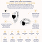 Gold Plated Copper Black Heart Zirconia Mini Hoop Earrings – Joker