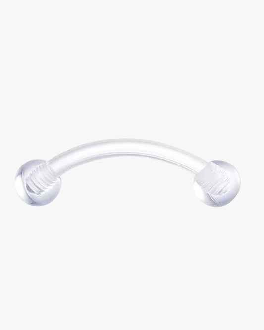 Clear Curved Barbell