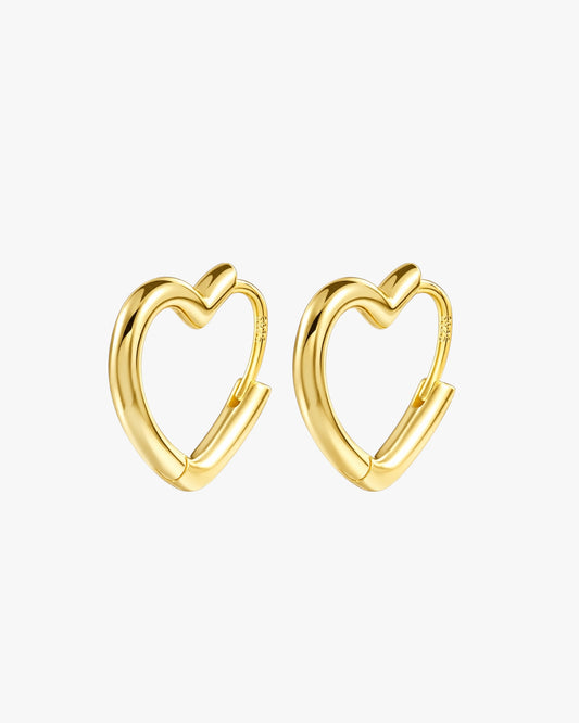 Mini Heart Hoop Earrings – LoveLost II