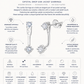 Jumbo Earrings – Crystal Drop Ear Jacket Earrings