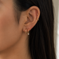 Gold Plated Flat Studs – 2mm Minimal Piercing