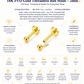 Threadless Ball Studs – 2mm Minimal Piercing Earrings