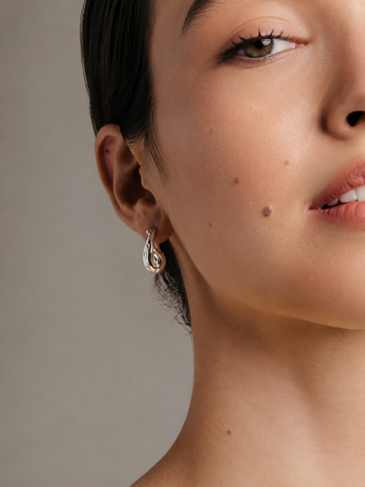 18K PVD Gold Plated Drop Earrings