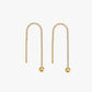 18K PVD Gold Plated Ball Chain Earrings – Valit