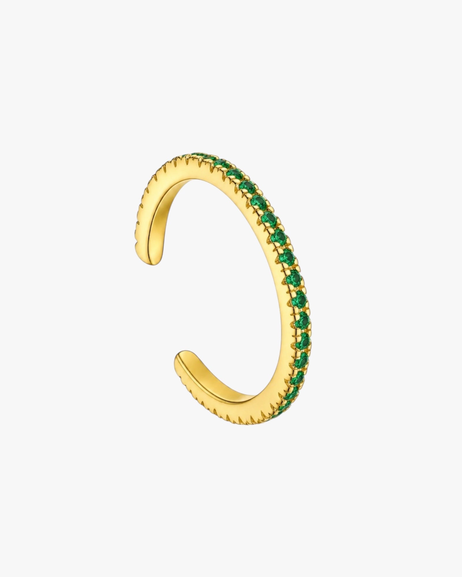 14K Gold Plated Pavé Ear Cuff – Nalia