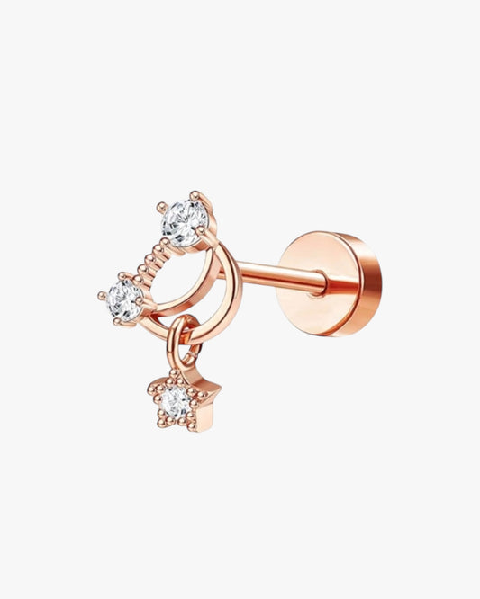 Rose Gold Savannah Stud