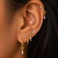 Sea Shell Flatback Stud – Gold Plated