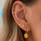 The Lilac Reef Stud
Flatback – Gold Plated Titanium