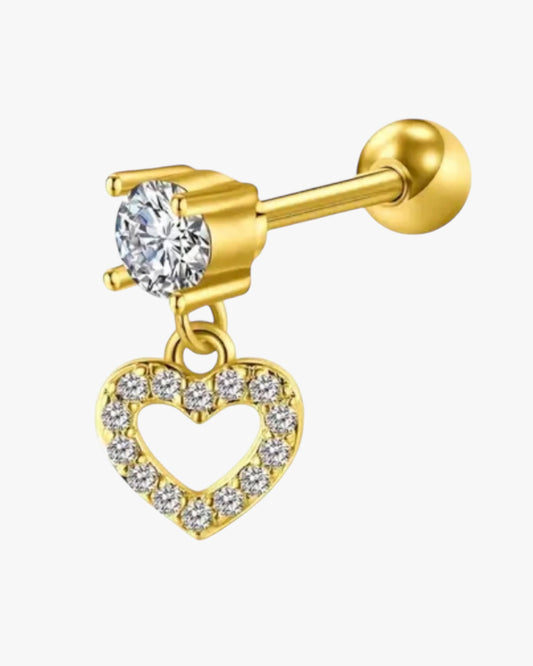 Dangle Heart Stud