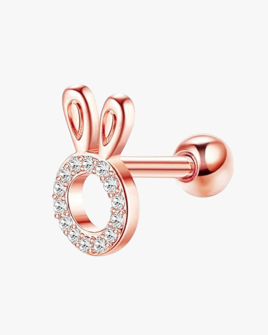 Rose Gold Bunny Stud