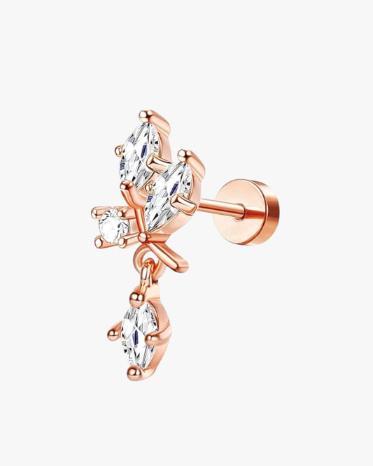 Rose Gold Aruba Stud