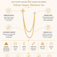Gold Plated Stainless Steel Connector Drop Earring – Jovi