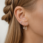 Parma Stud – Minimal Flower Zirconia Flat Back Piercing