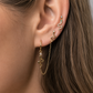 Gold Stainless Steel Snake Dangle Stud Earring – Tasmania
