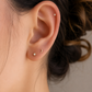 Delphi Stud – Crystal Cluster Flat Back Earring