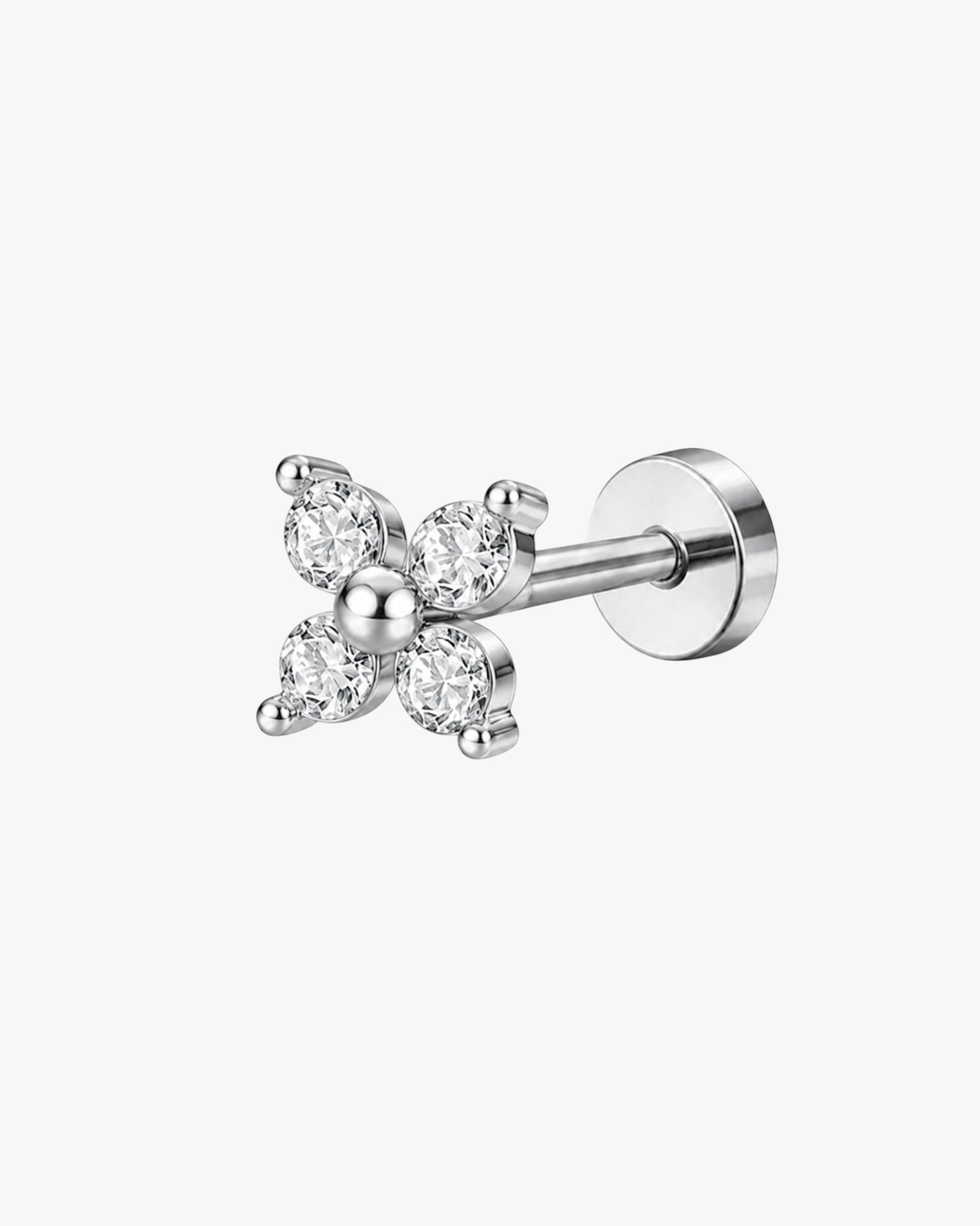 Durbi – Crystal Cluster Flat Back Earring