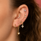 Silver Stainless Steel Cross Stud Earring – Poznan