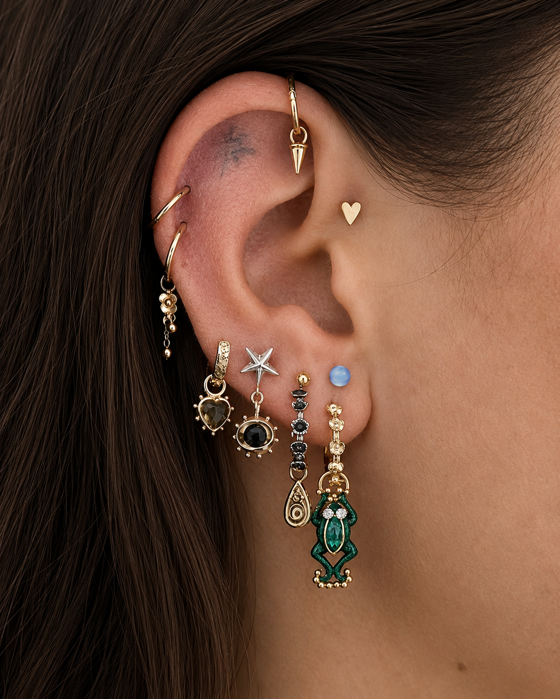 Silver Stainless Steel Blue Ball Stud Earring – Odessa