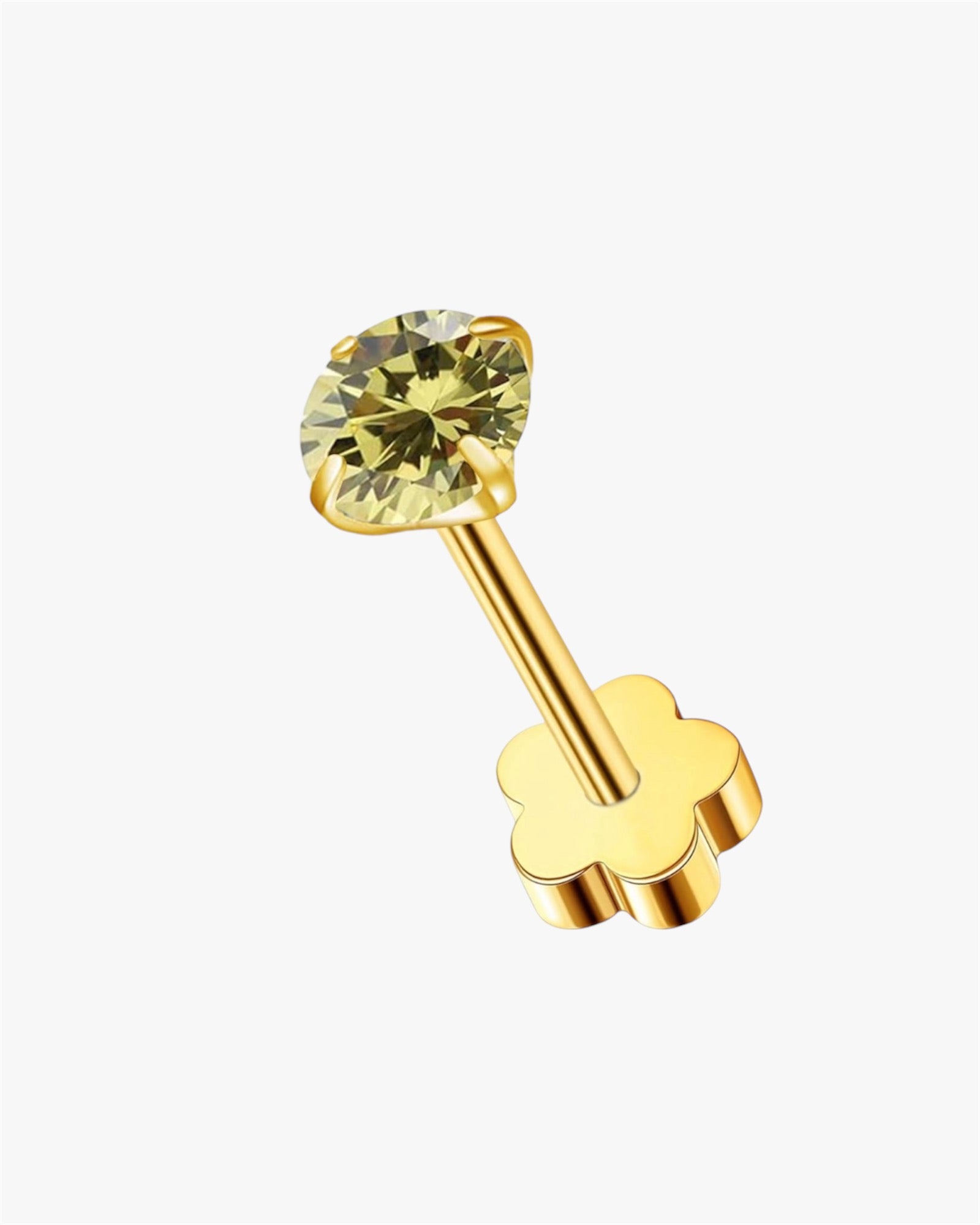 double headed green stud