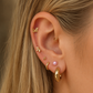 Gleam Pink Pearl Stud – Flat Back Cartilage Earring