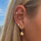 Titanium Heart Crystal Stud – Nova | Flat Back Cartilage Earring