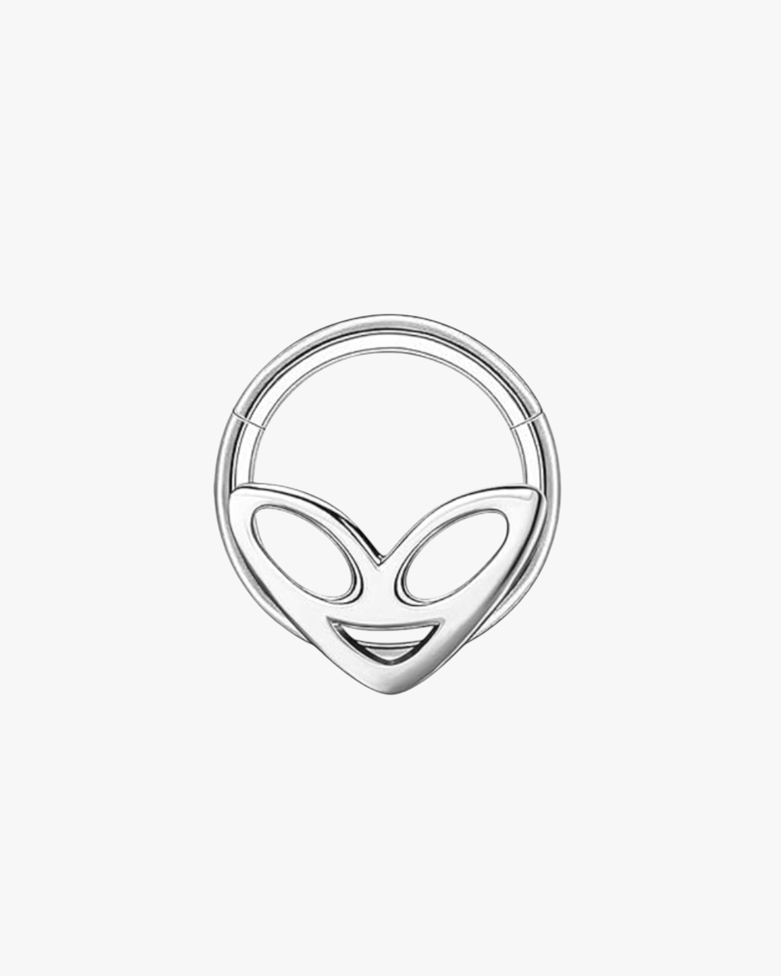 Alien Clicker Hoop for conch or septum jewelry