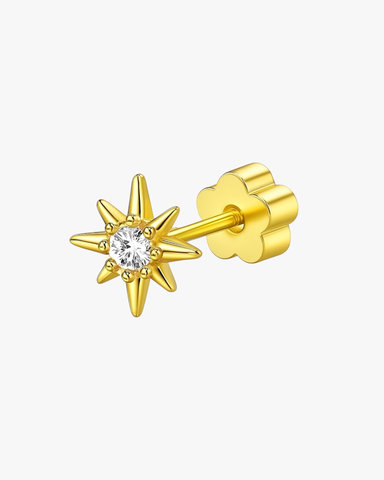 Double Headed Star Stud