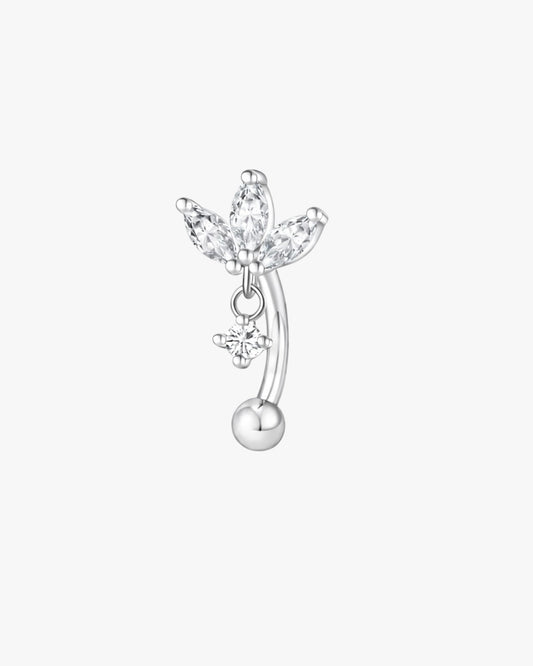 Flower Titanium Curved Barbell – Elira