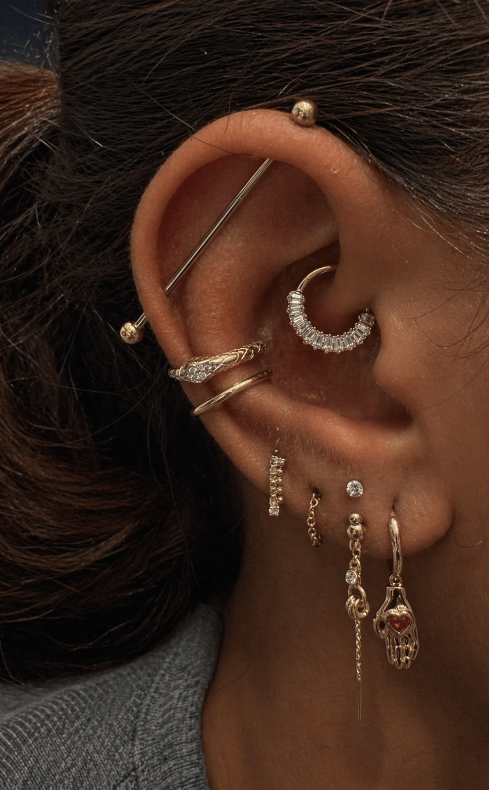 G23 Titanium Crystal Clicker Hoop – Kyoto