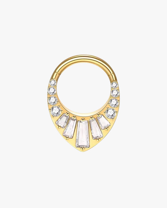 G23 Titanium Crystal Crown Clicker Hoop – Petra