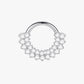 G23 Titanium Double Crystal Arc Clicker Hoop – Verona