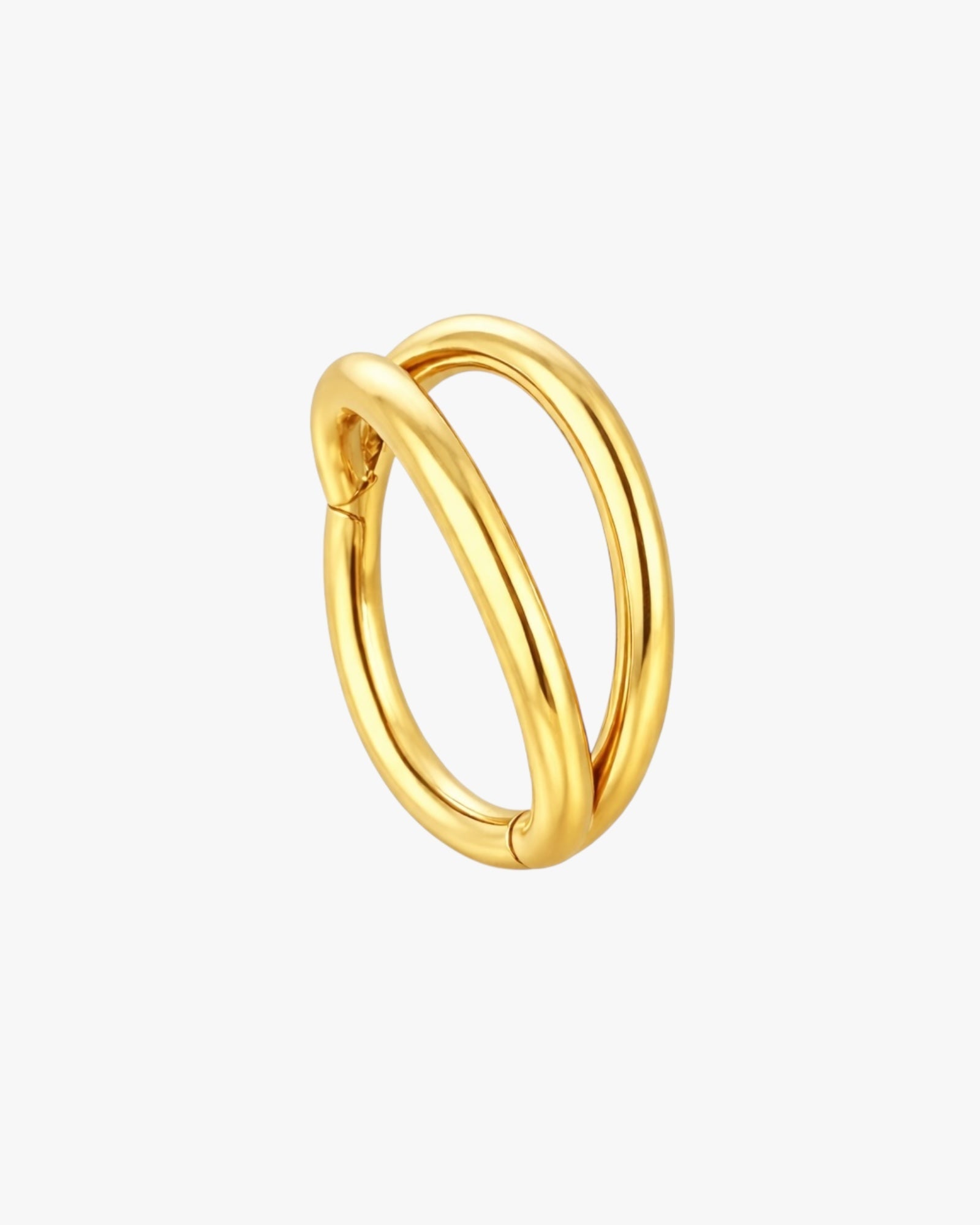 G23 Titanium Double Hoop Clicker – Bergen