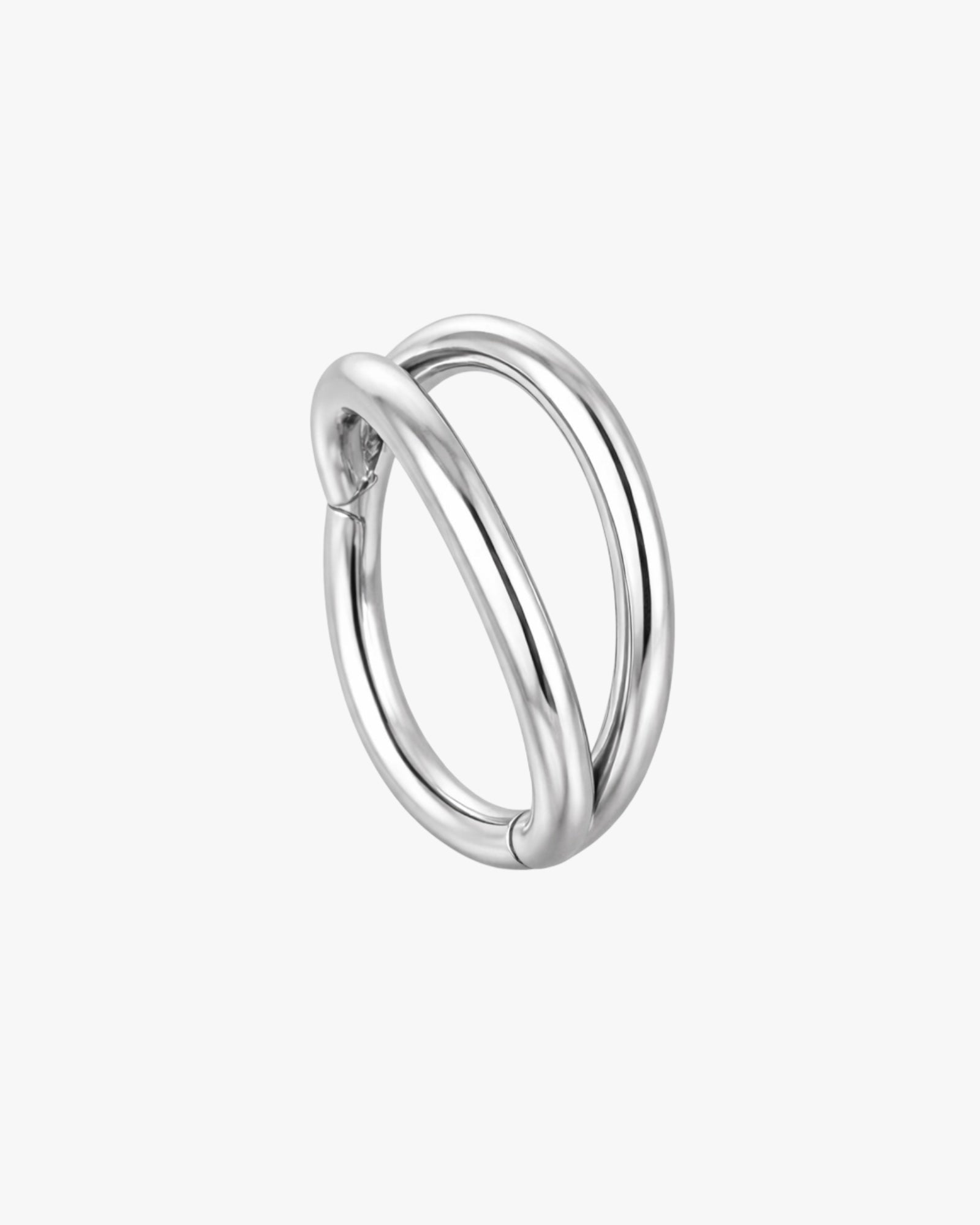 G23 Titanium Double Hoop Clicker – Bergen