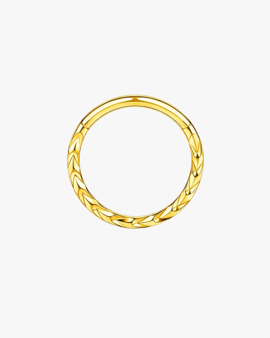 G23 Titanium Pattern Clicker Hoop – Tallinn