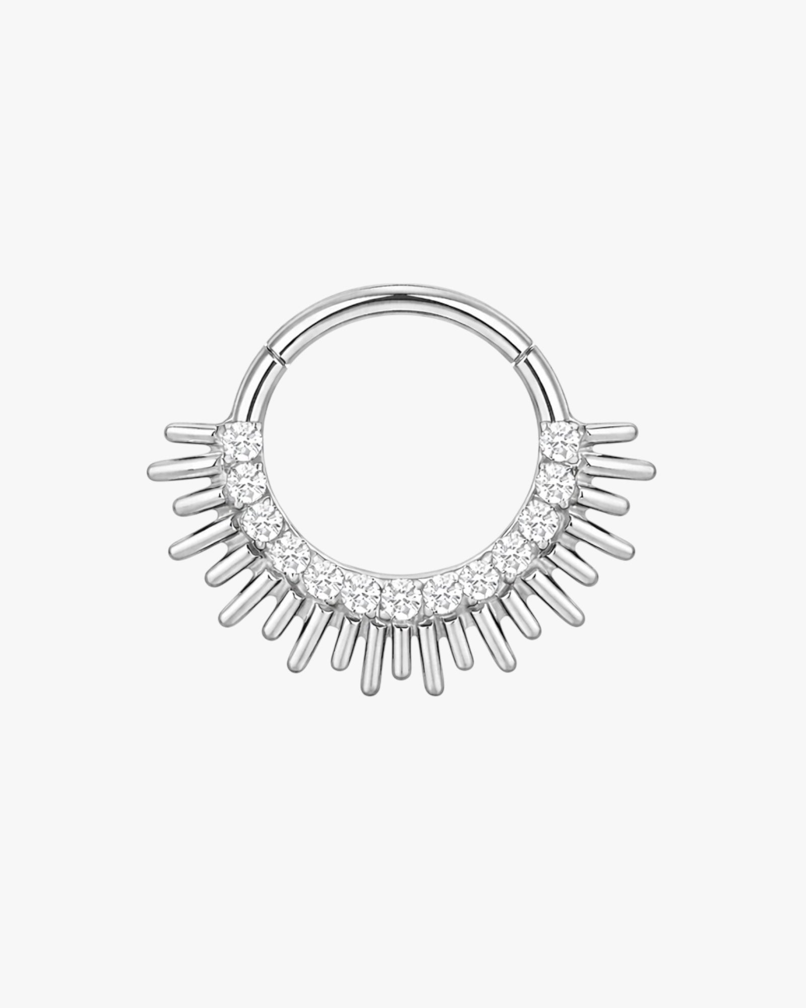 G23 Titanium Sunburst Clicker Hoop – Sahara