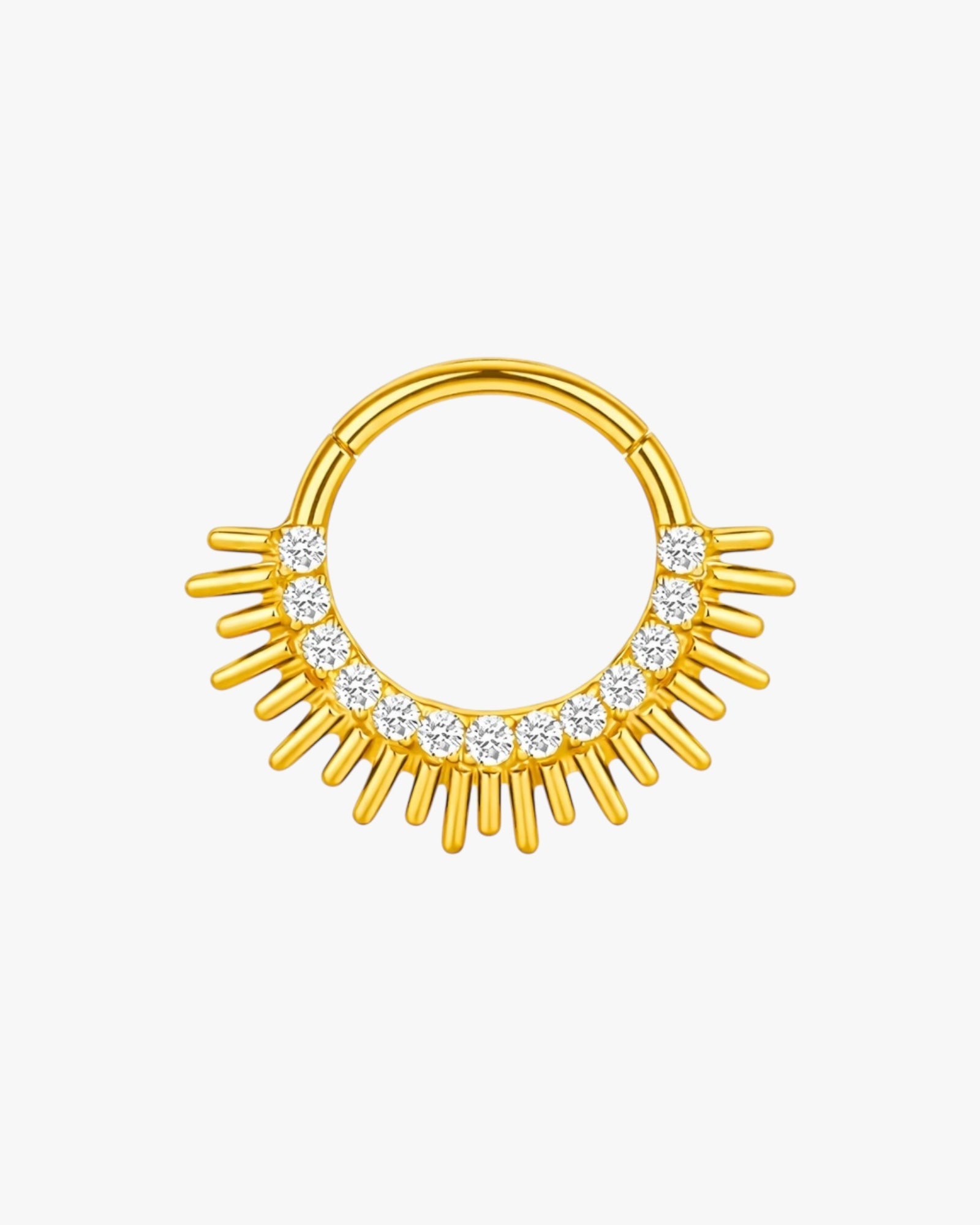 G23 Titanium Sunburst Clicker Hoop – Sahara
