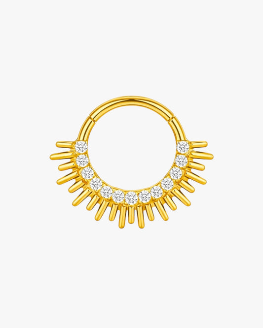 G23 Titanium Sunburst Clicker Hoop – Sahara