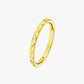 G23 Titanium Textured Clicker Hoop in gold– Seville