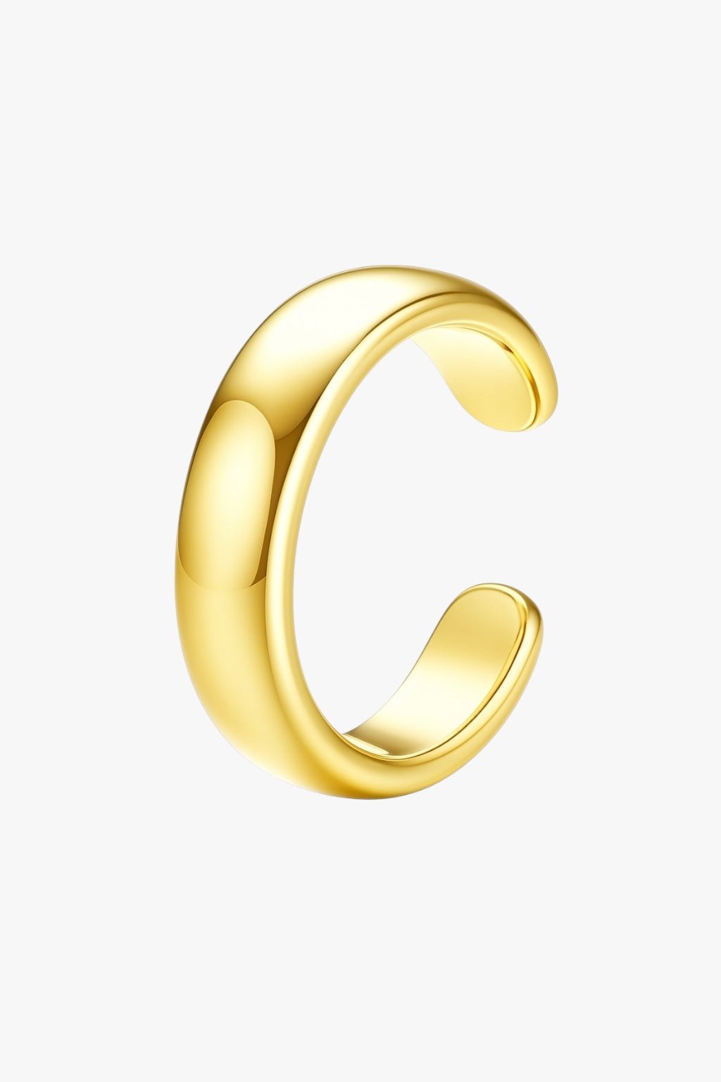 Gold Plated Silia Cuff in gold