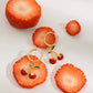 Gold Plated Stainless Steel Cherry Earrings on strawberries – Cerelia