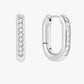 Gold Plated Stainless Steel Crystal Hoop Earrings – Lumina
