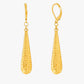 Gold Plated Stainless Steel Drop Earrings – Aurea